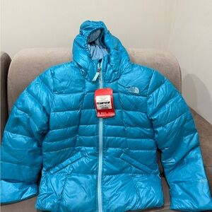The North Face Kids Teal Puffer Jacket